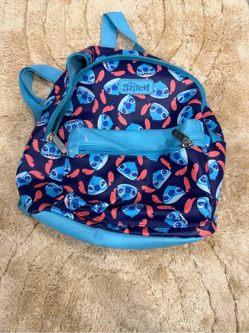 Justice Blue and Aqua Lilo & Stitch Mini Backpack